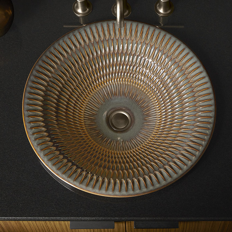Bourbon Rutile Ceramic Above-Counter Vessel Sink