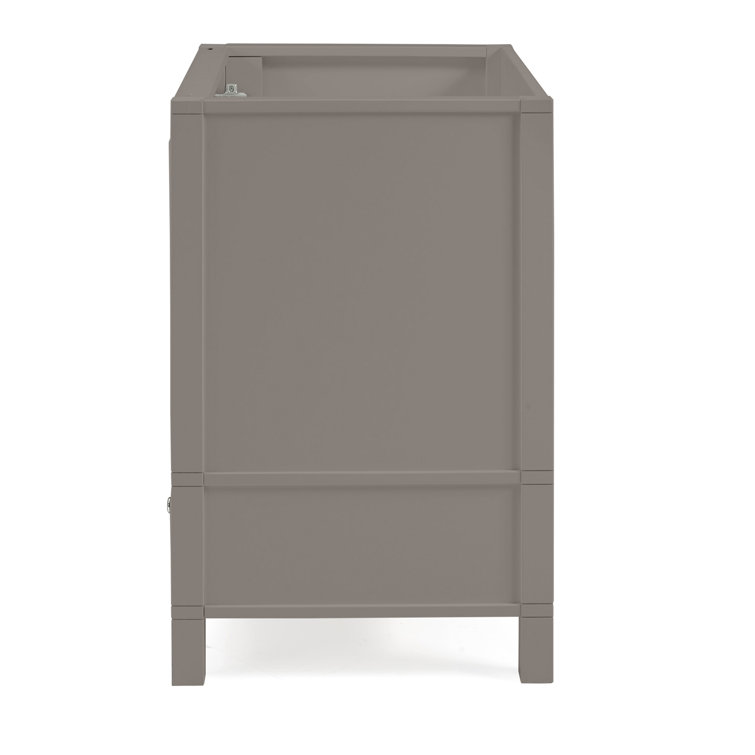 Gray 30-Inch Freestanding Bathroom Vanity with Soft-Close Doors