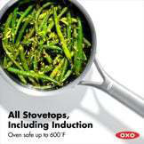 OXO Mira 1.5Qt Tri-Ply Stainless Steel Chef's Pan with Lid