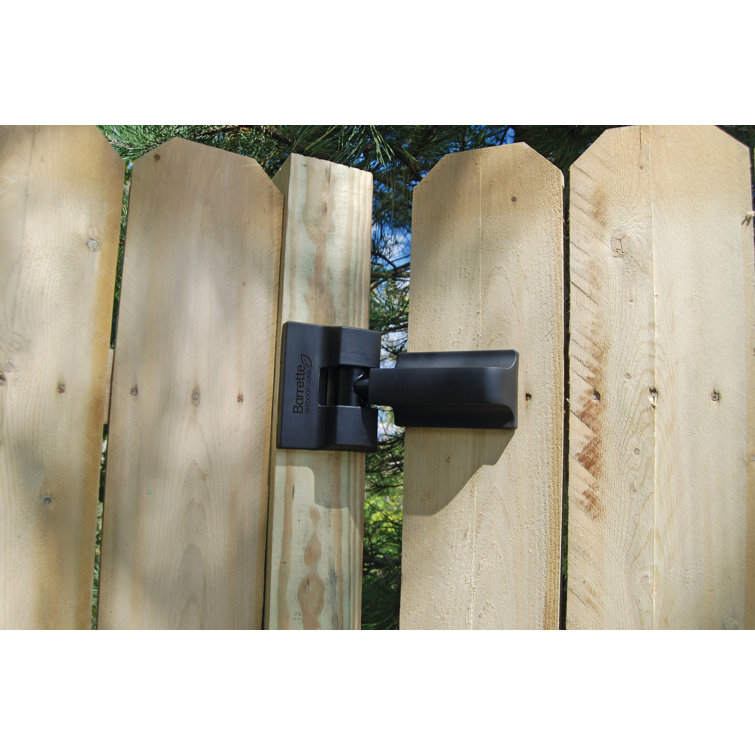 Heavy-Duty Black Wrap Hinge for Gates
