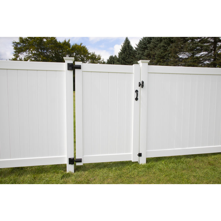 Heavy-Duty Black Wrap Hinge for Gates