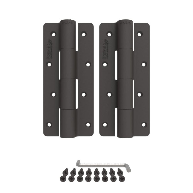 Matte Bronze Heavy-Duty Self-Closing Butterfly Gate Hinges