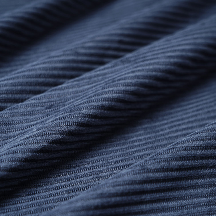 Blue Velvet Queen Duvet Cover Set with Shams