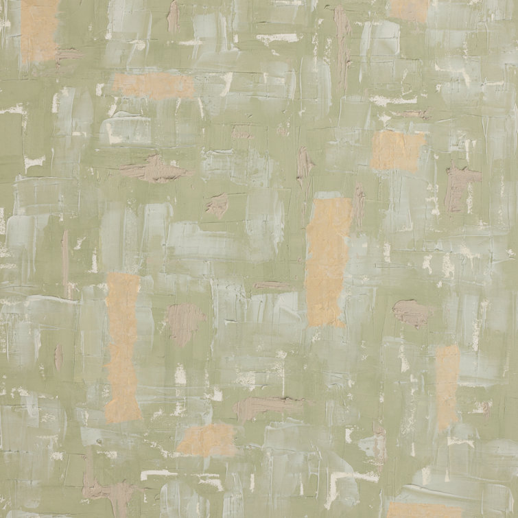Gary 004 Green Abstract Canvas Wall Art 60" x 40"