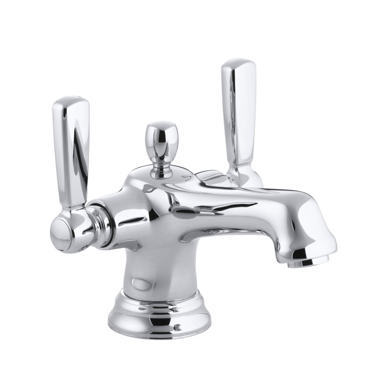 Bancroft Polished Chrome Two-Handle Bathroom Faucet