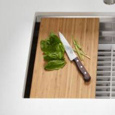 Prolific Rectangular Bamboo Cutting Board for Kitchen Sink