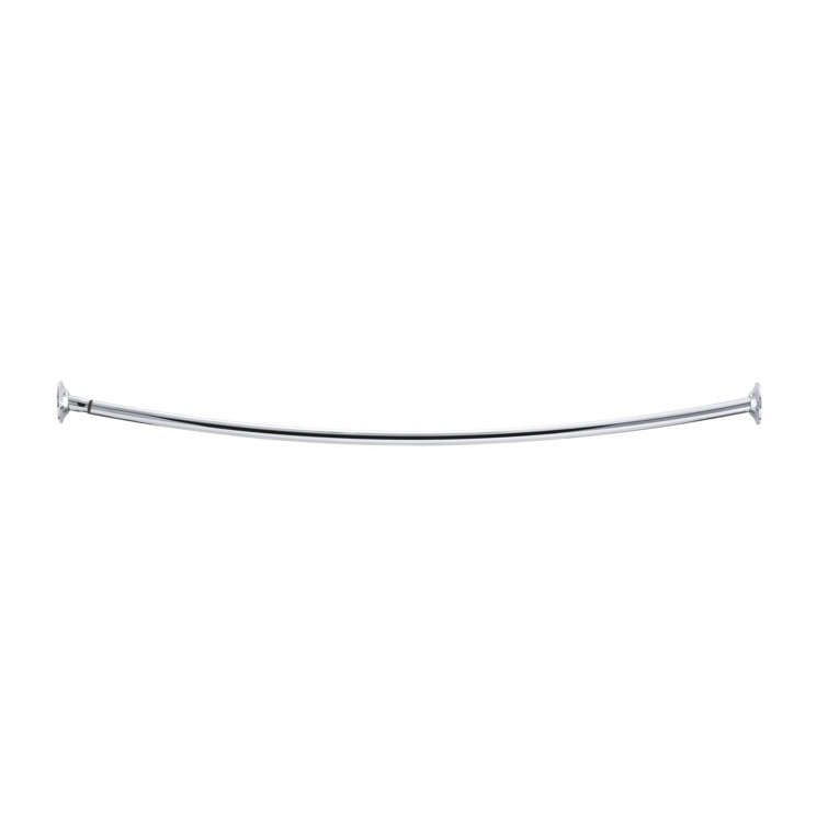 Expanse® 72" Adjustable Curved Fixed Shower Curtain Rod