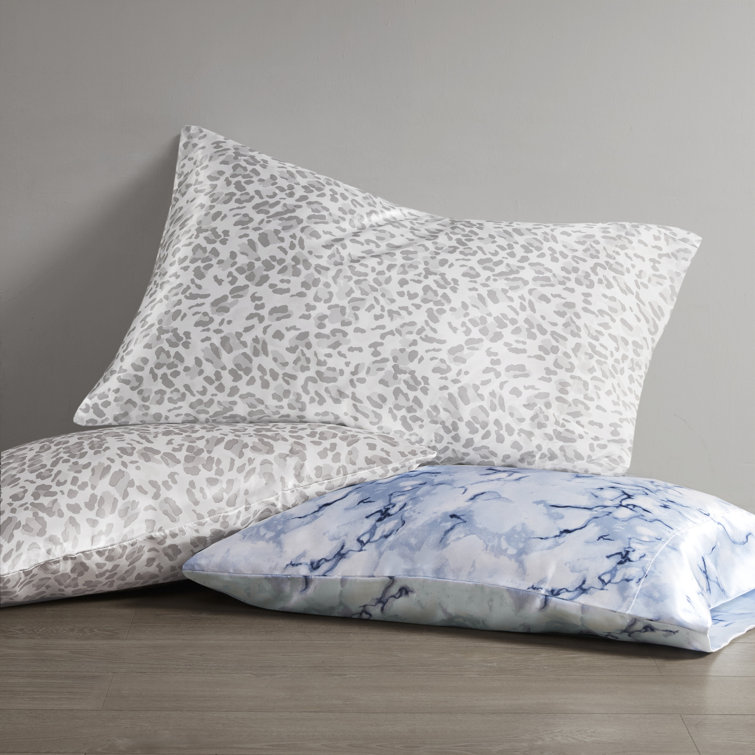 Full Tan Leaves Cotton Percale Sheet Set