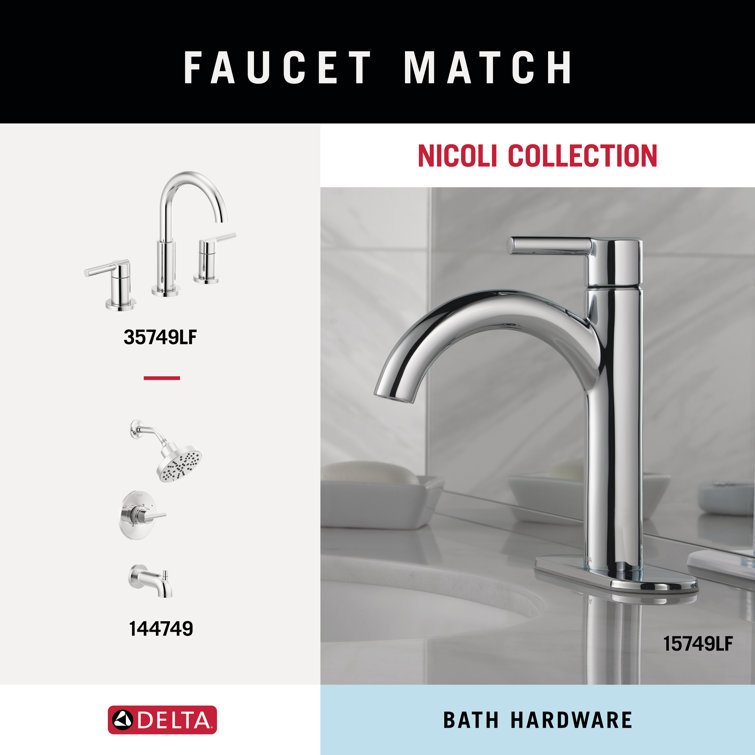 Nicoli Polished Chrome 4-Piece Bath Hardware Set
