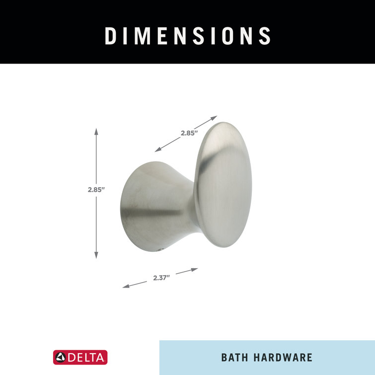 Delta Stainless Steel Modern Robe Hook