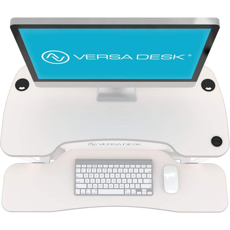 VersaDesk 36" Power Pro White Electric Standing Desk Converter