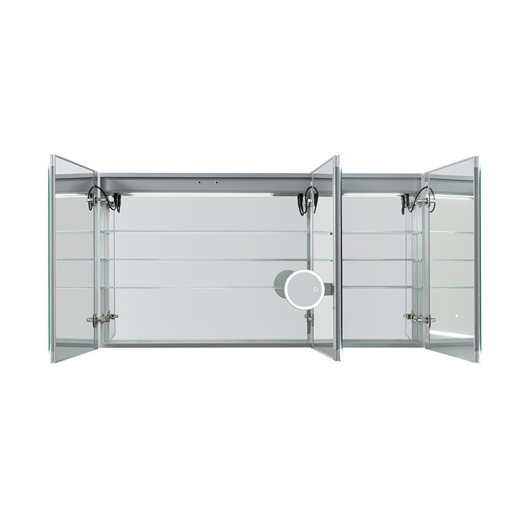 Signature Royale 36" x 60" Aluminum LED Medicine Cabinet with Defogger