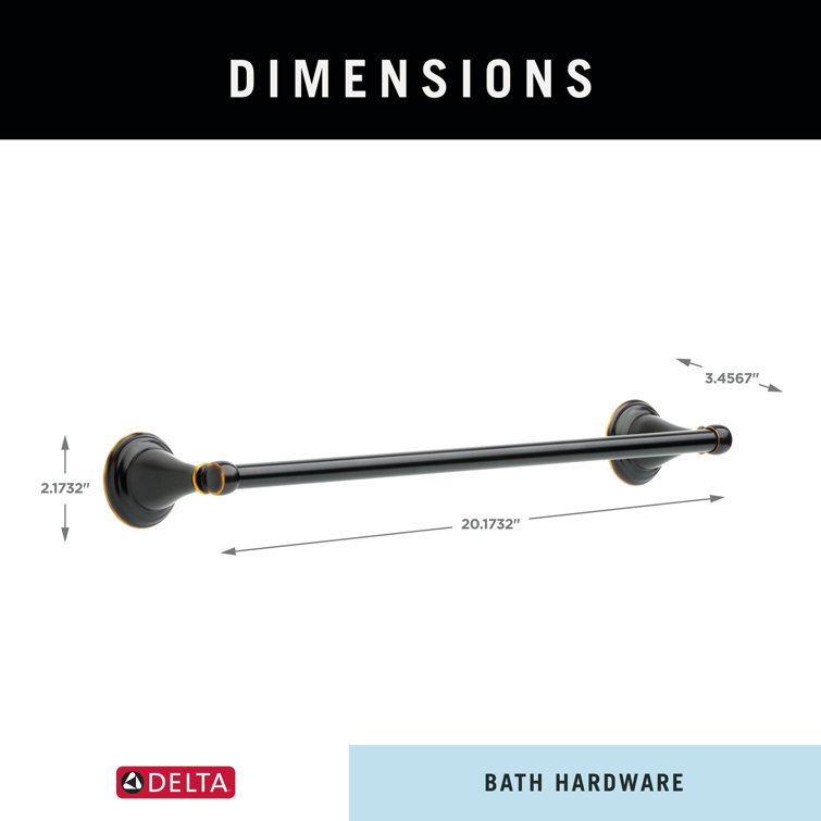 Windemere 18" Oil Rubbed Bronze Wall Mounted Towel Bar