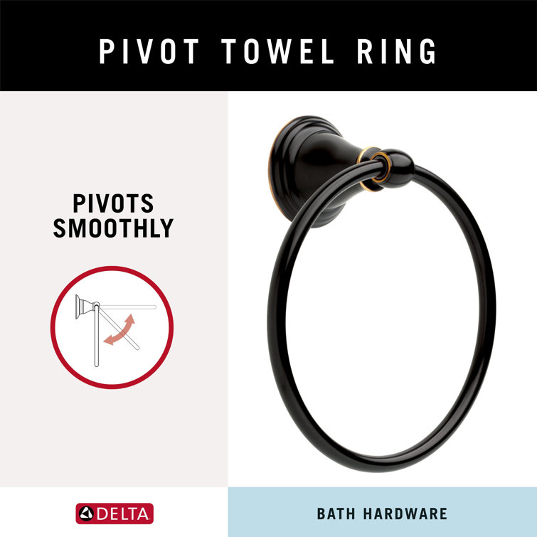 Windemere Oil Rubbed Bronze Wall Mounted Towel Ring