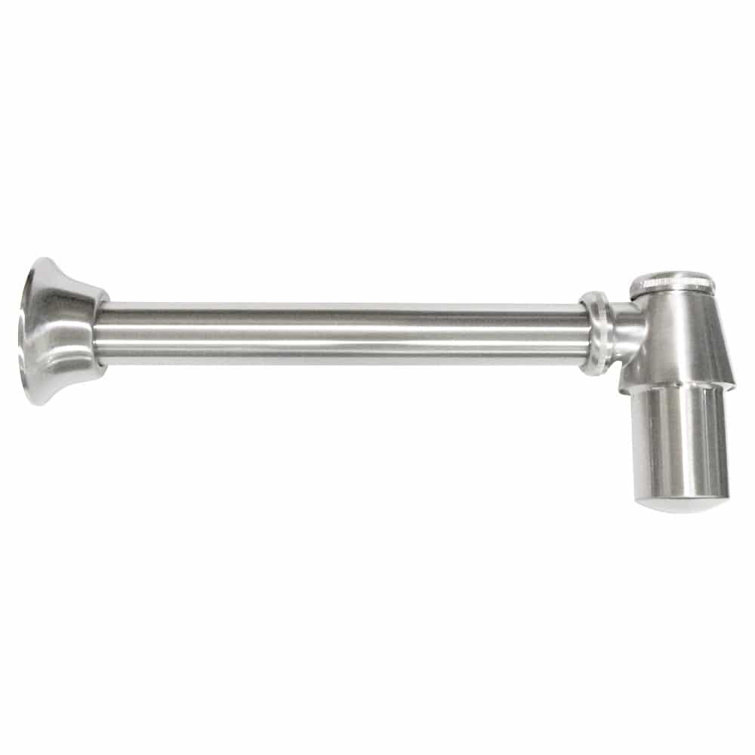 Elegant Chrome Solid Brass Decorative Bottle Trap