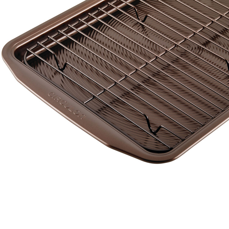 Circulon 10-Piece Chocolate Brown Nonstick Bakeware Set