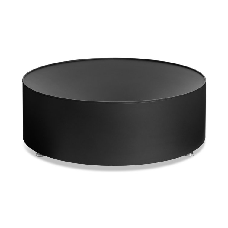Large Black Steel Free-standing Fire Pit
