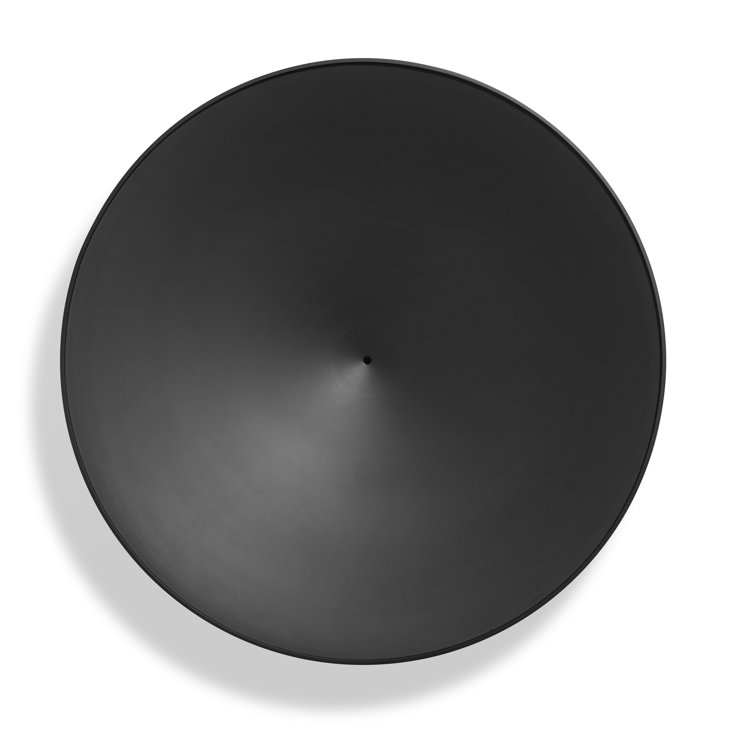 Large Black Steel Free-standing Fire Pit