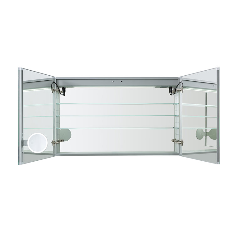 Signature Royale 48" x 30" LED Lighted Medicine Cabinet with Defogger