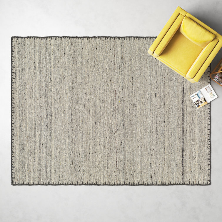 Jayde Gray Wool Flatweave 9' x 12' Area Rug