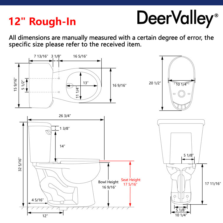 White Round Dual Flush ADA Chair Height Toilet with Soft Close Seat