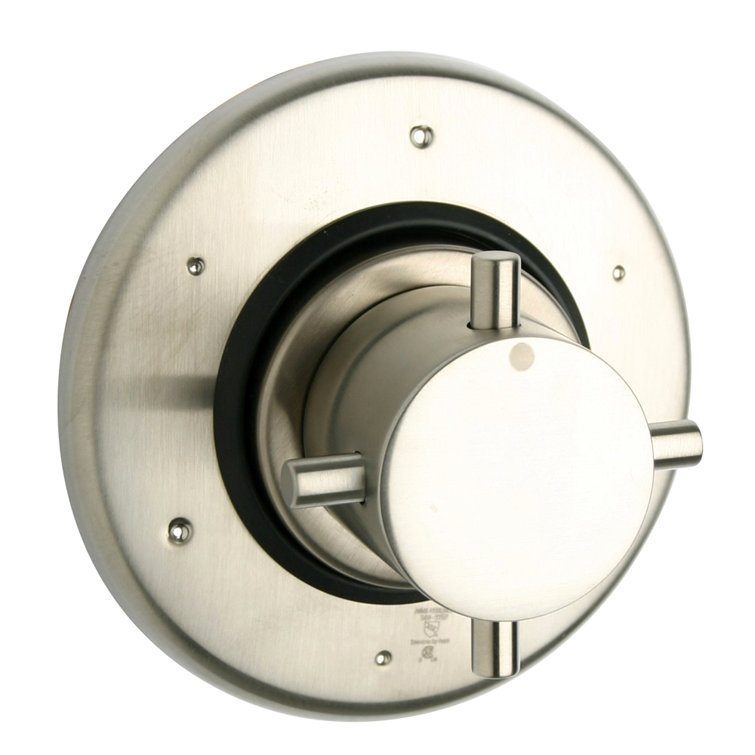 Brushed Nickel Wall-Mounted Shower Diverter Valve