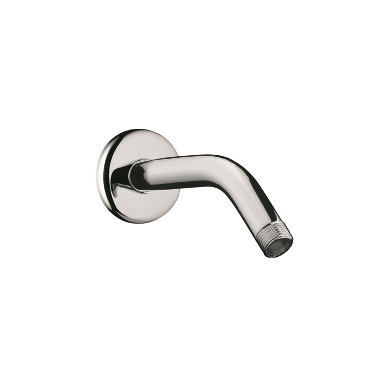 Polished Nickel Modern Wall-Mount Shower Arm