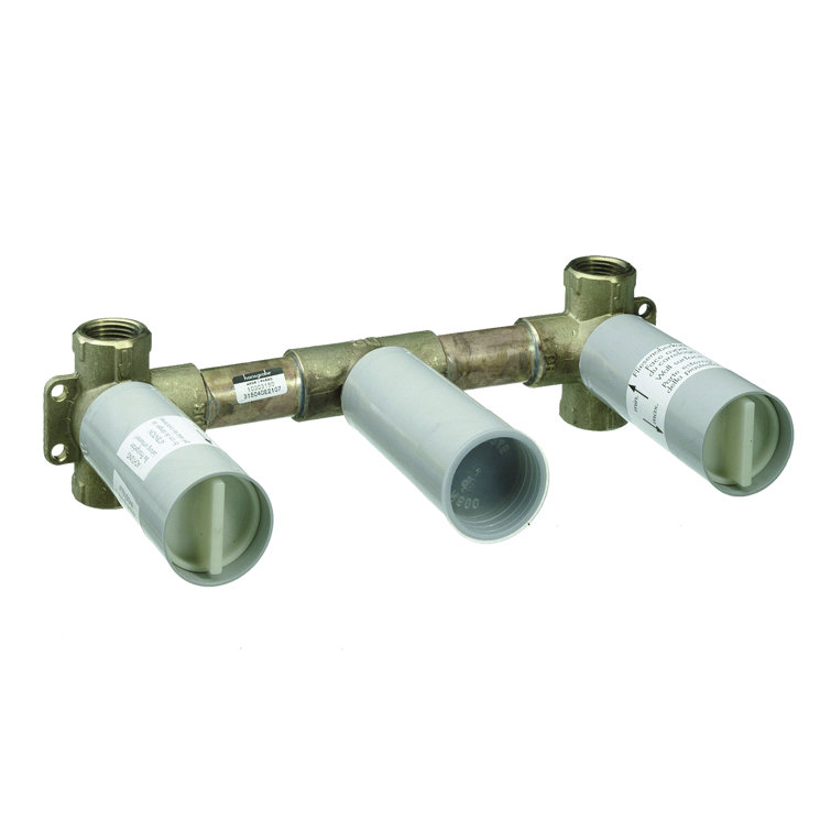 European Modern Brass Wall Mount Faucet Rough-In Valve