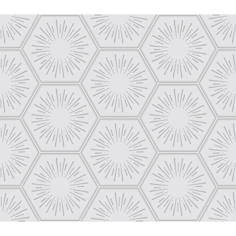 Platinum Damask Textured Peel and Stick Wallpaper Roll