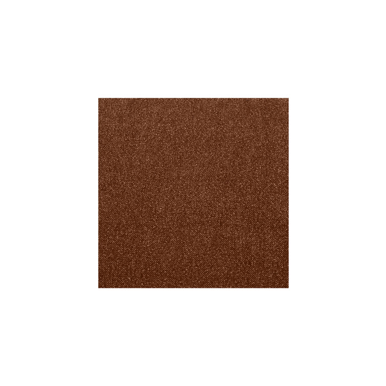 Dark Rust Basketweave Upholstered Storage Bench with Rounded Legs