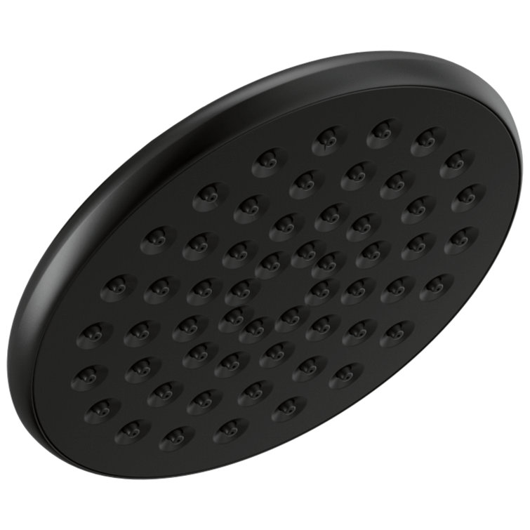 Matte Black Stainless Steel Wall Mounted Rain Shower Head