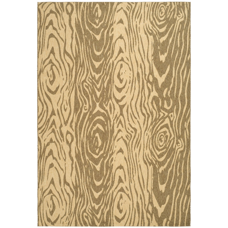 Coffee and Sand Tufted Reversible Rectangular Rug