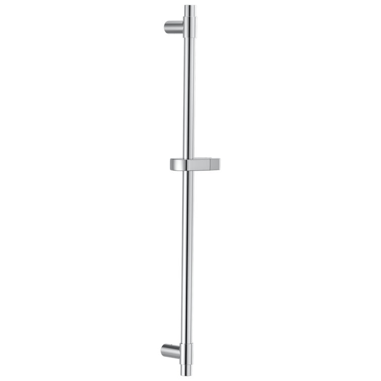 Adjustable 24" Chrome Stainless Steel Shower Slide Bar