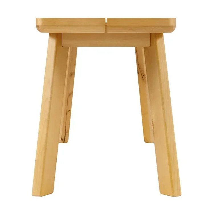 Shelburne Warm Natural 48" Birch and Maple Dining Bench