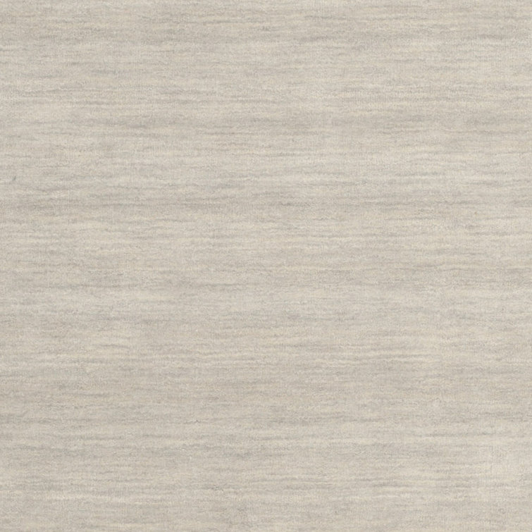 Handmade Gray Wool Rectangular Area Rug 27'' x 144''