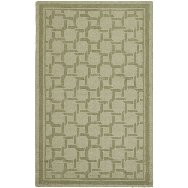 Pumpkin Seed 4' x 6' Handmade Tufted Wool Geometric Rug