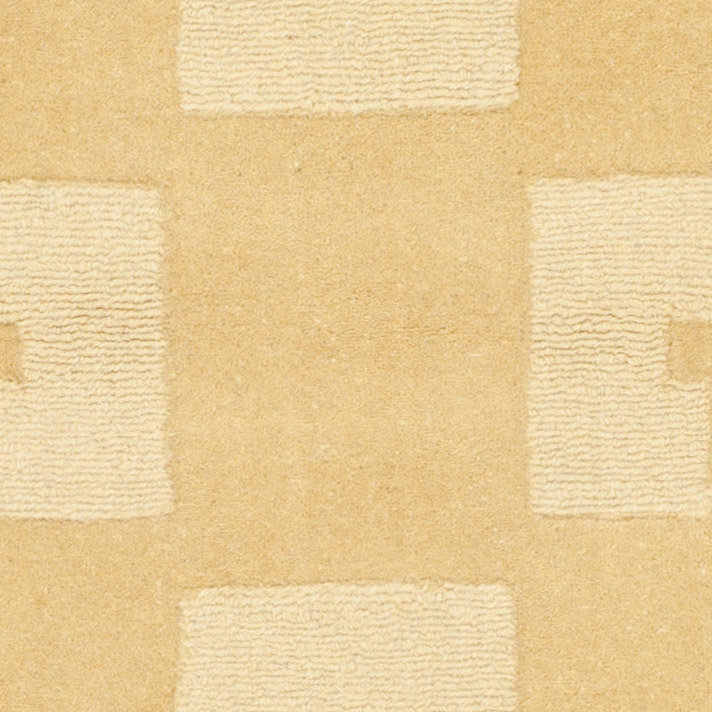 Hand-Tufted Wool Rattan Rectangular Rug 4' x 6' - GREENGUARD Certified