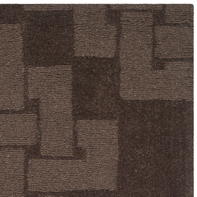 Chocolate Truffle 8' x 10' Handmade Tufted Wool Rug
