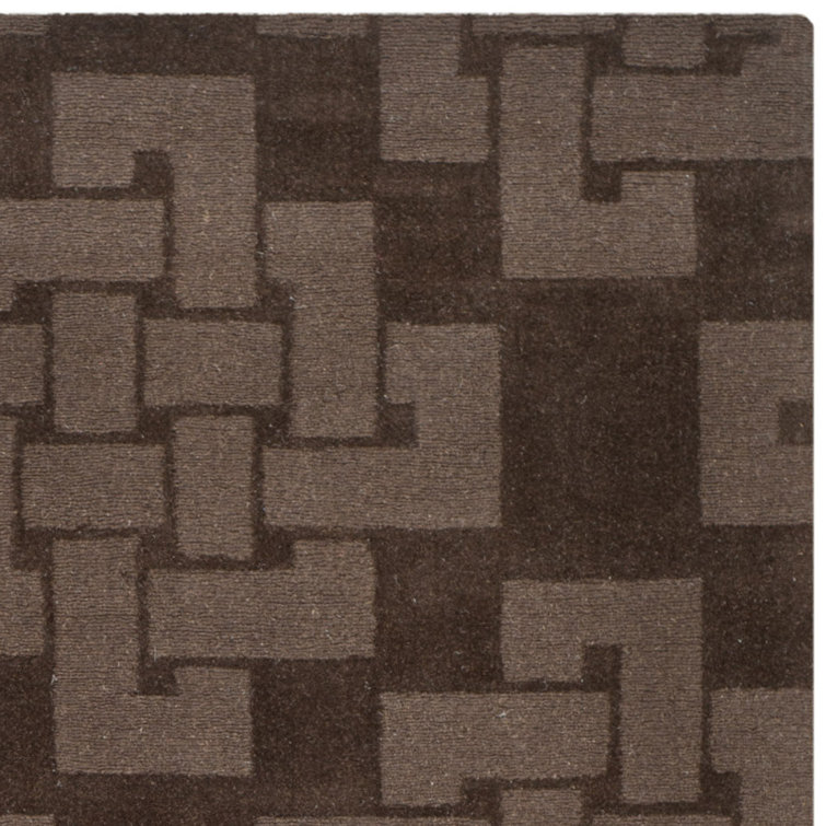 Chocolate Truffle 8' x 10' Handmade Tufted Wool Rug