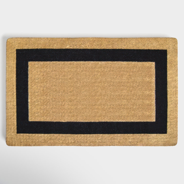 Personalized 30" x 48" Heavy-Duty Coir Outdoor Doormat