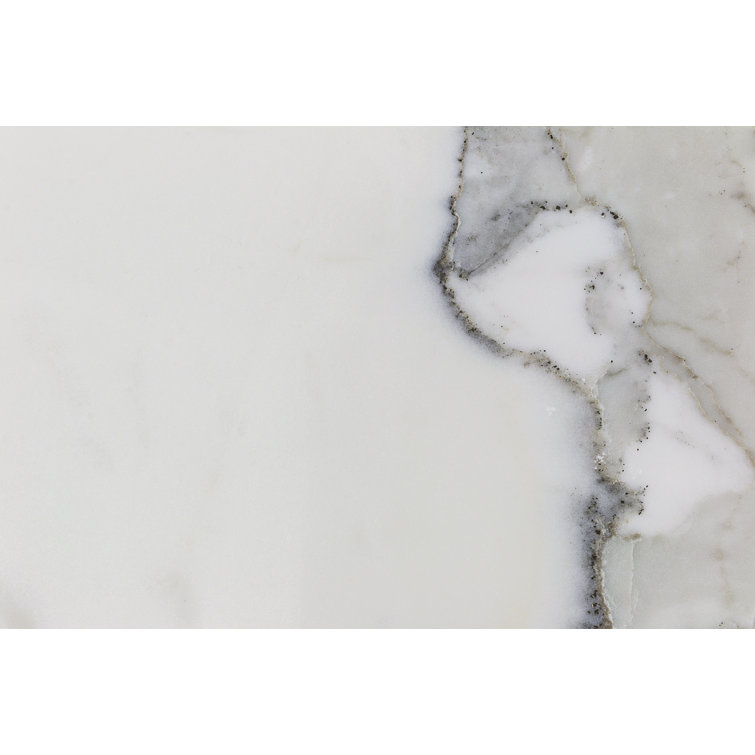 Calacatta 6" x 12" Glossy Marble Look Subway Tile