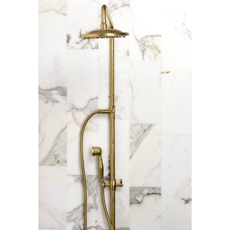 Calacatta 6" x 12" Glossy Marble Look Subway Tile