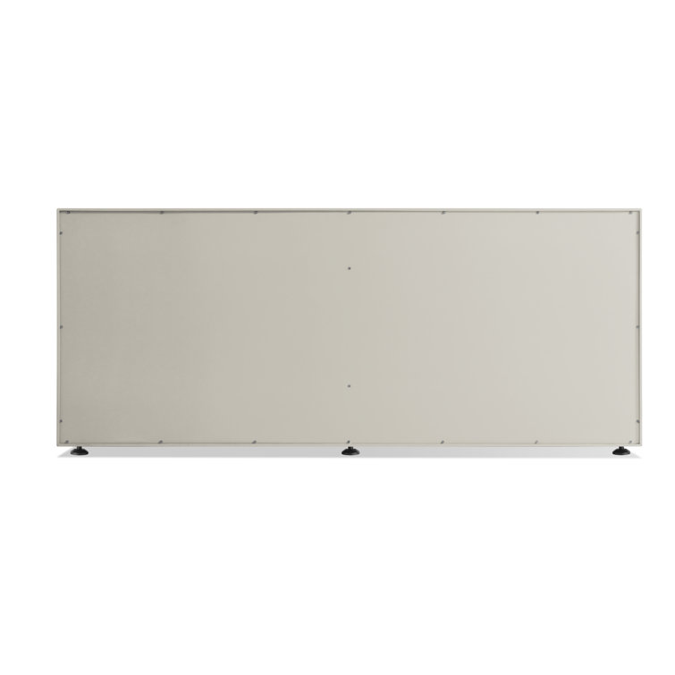 Putty Matte Wood 6-Drawer Dresser with Soft Close