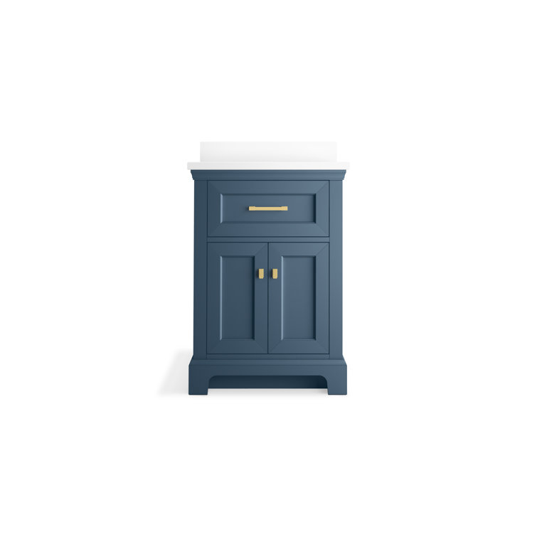 Charlemont 24" Tidal Blue Bathroom Vanity with Quartz Top