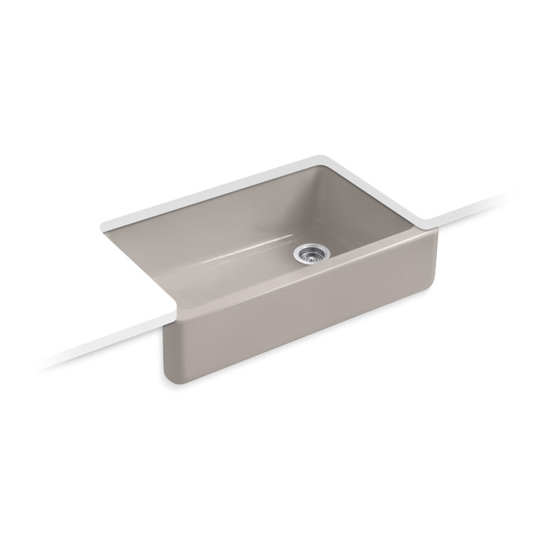 Truffle Cast Iron Farmhouse Single-Bowl Kitchen Sink