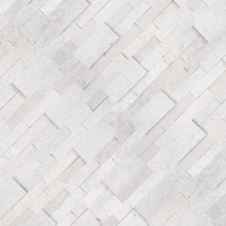 Iceland Gray 6'' x 24'' Natural Stone Stacked Wall Tile