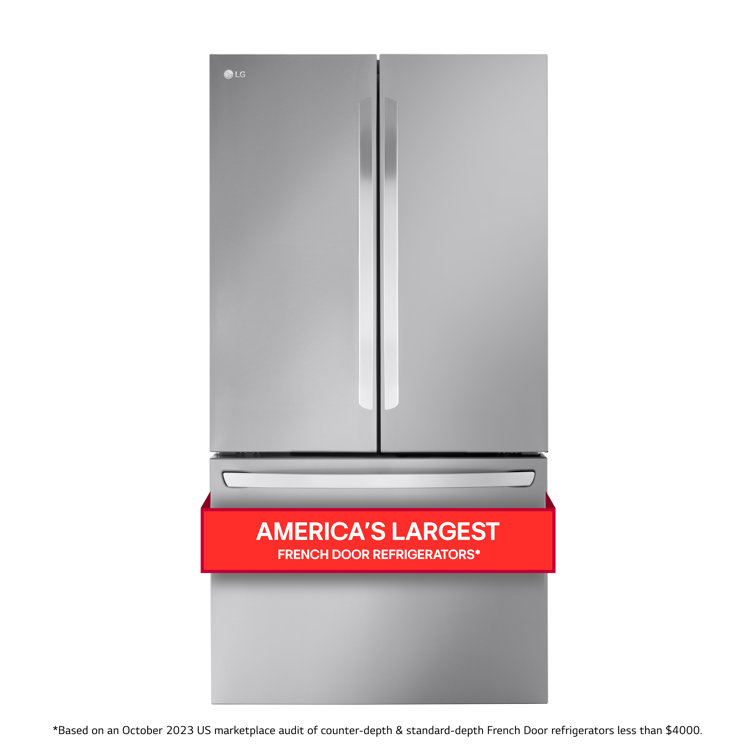 27 Cu. Ft. Stainless Steel Smart French Door Refrigerator with Ice Maker