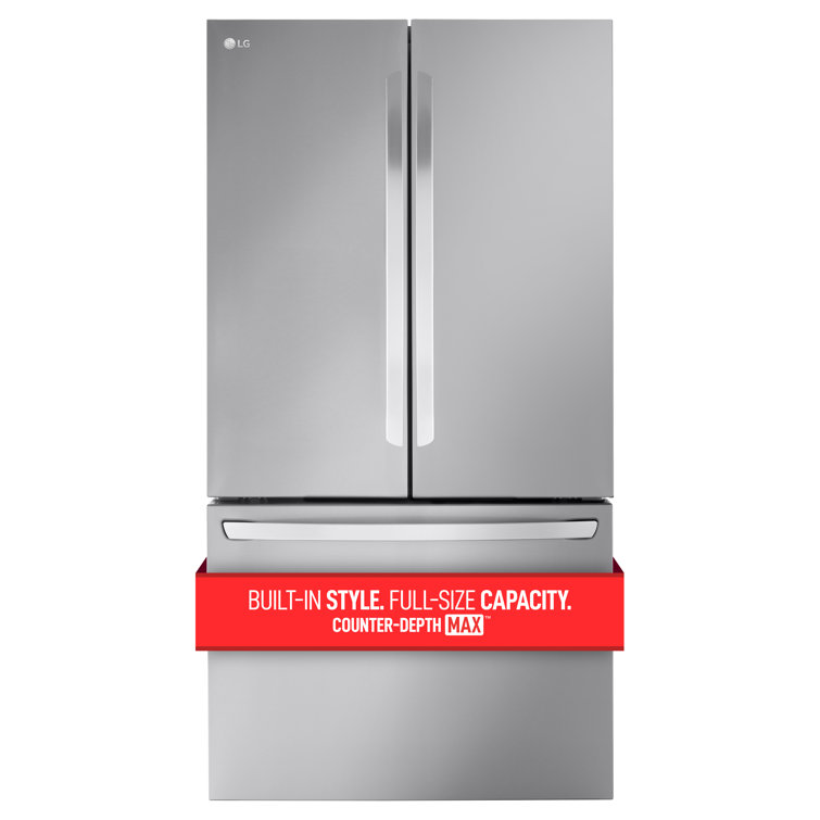 27 Cu. Ft. Stainless Steel Smart French Door Refrigerator with Ice Maker