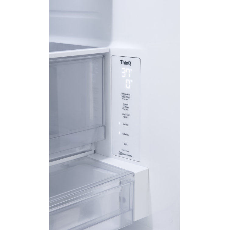 27 Cu. Ft. Stainless Steel Smart French Door Refrigerator with Ice Maker