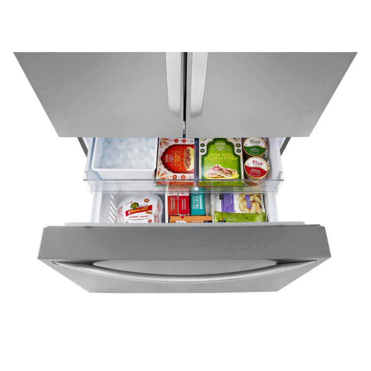 27 Cu. Ft. Stainless Steel Smart French Door Refrigerator with Ice Maker